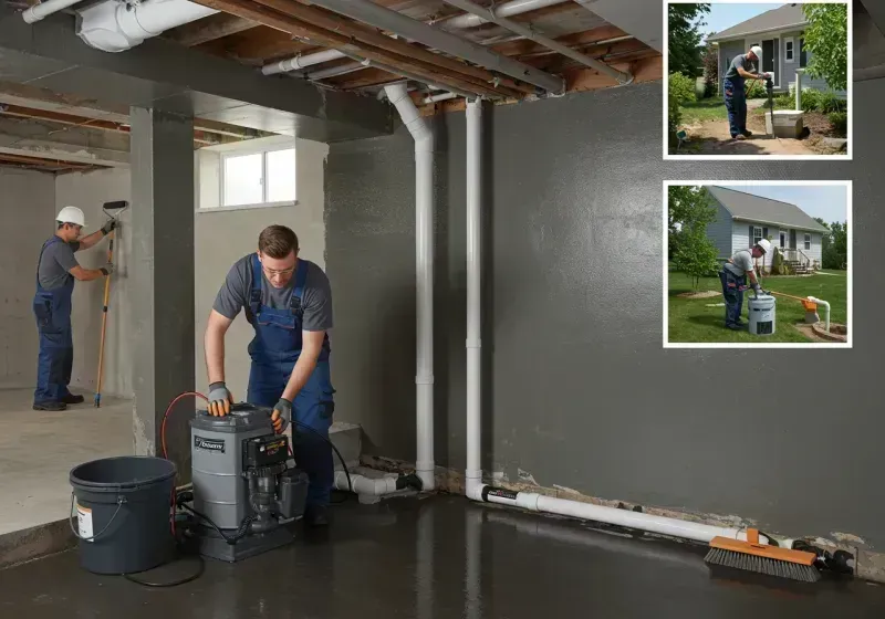 Basement Waterproofing and Flood Prevention process in Lake Wildwood, CA